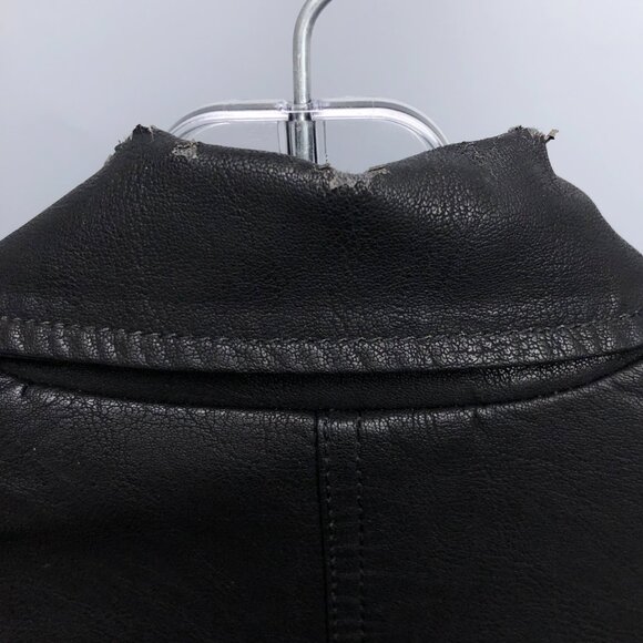 BlankNYC Black Faux Leather Biker Jacket (see pics) - Picture 6 of 8